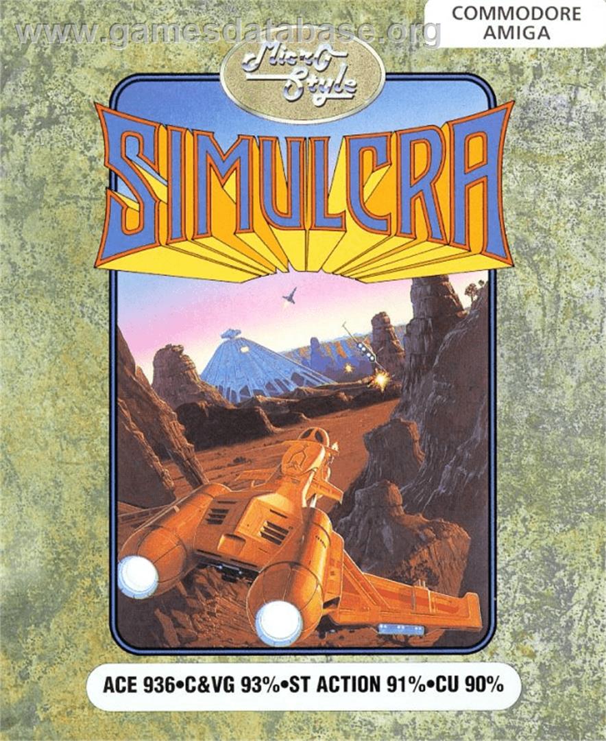 Simulcra - Commodore Amiga - Artwork - Box