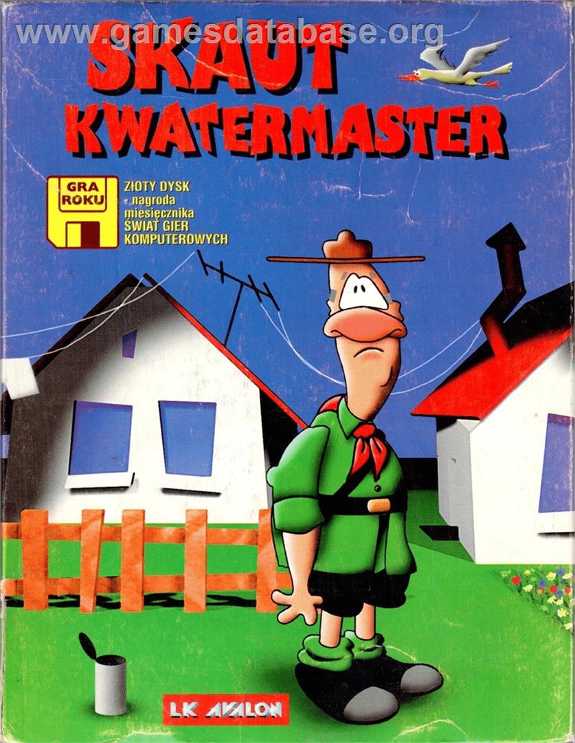Skaut Kwatermaster - Commodore Amiga - Artwork - Box