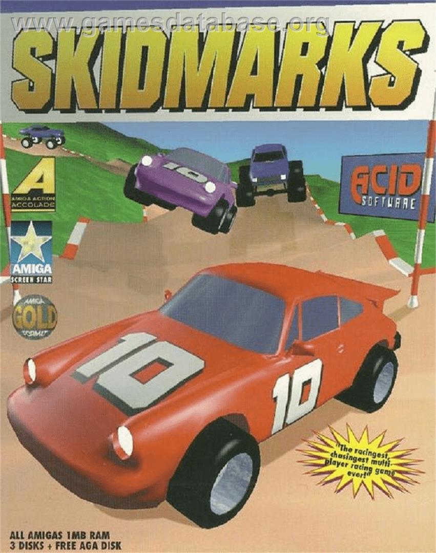 Skidmarks - Commodore Amiga - Artwork - Box