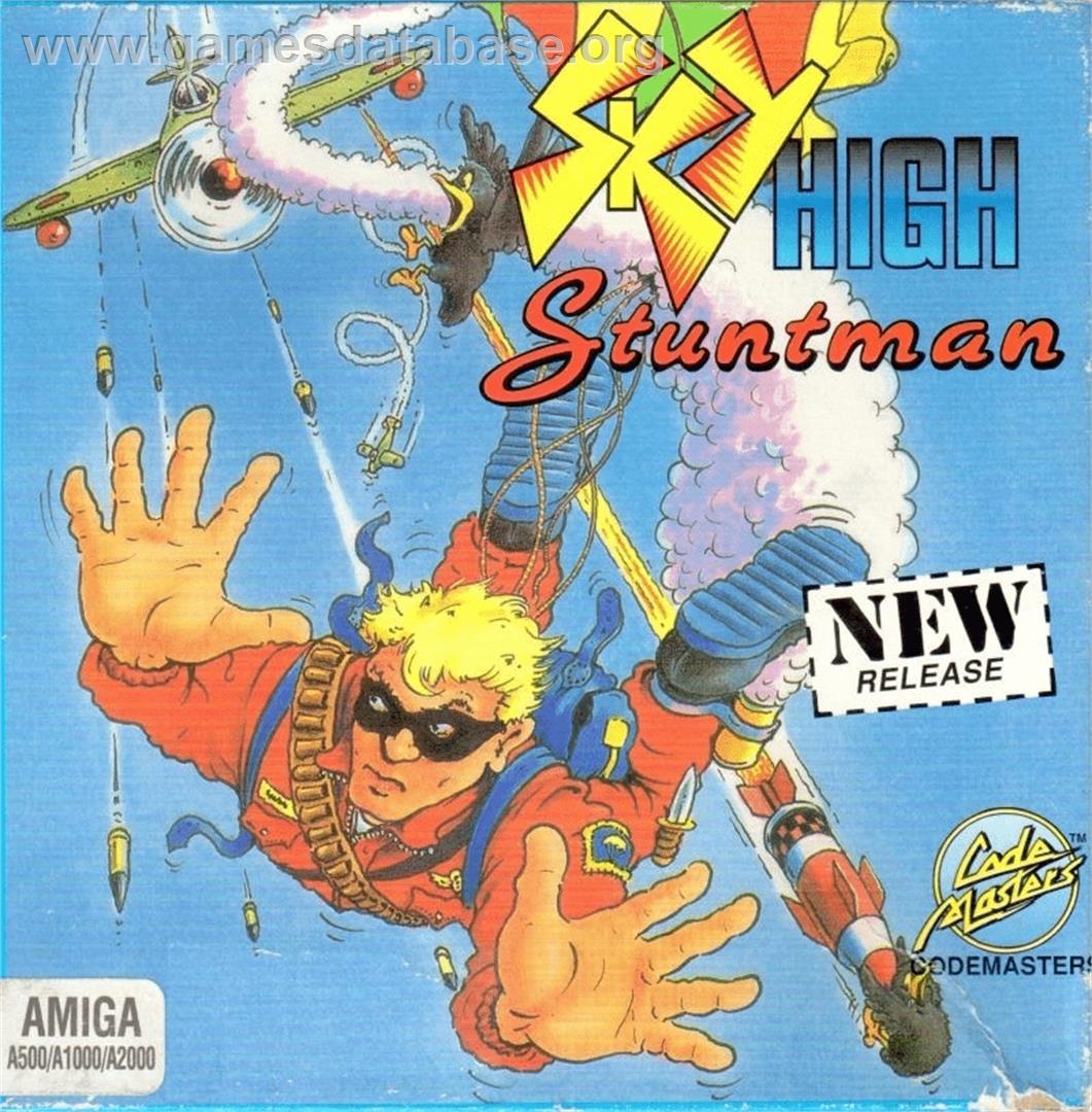 Sky High Stuntman - Commodore Amiga - Artwork - Box