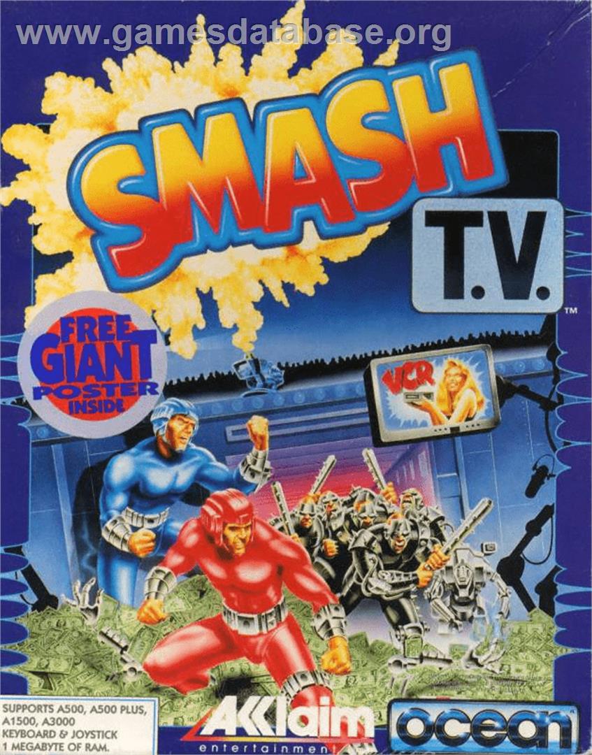 Smash T.V. - Commodore Amiga - Artwork - Box