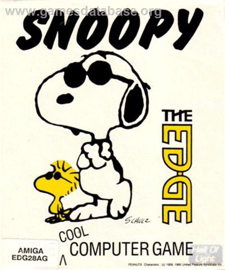 Snoopy and Peanuts - Commodore Amiga - Artwork - Box
