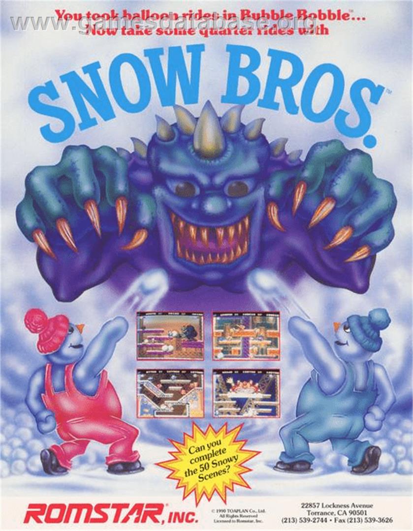 Snow Bros. - Commodore Amiga - Artwork - Box