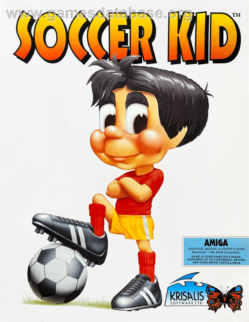 Soccer Kid - Commodore Amiga - Artwork - Box
