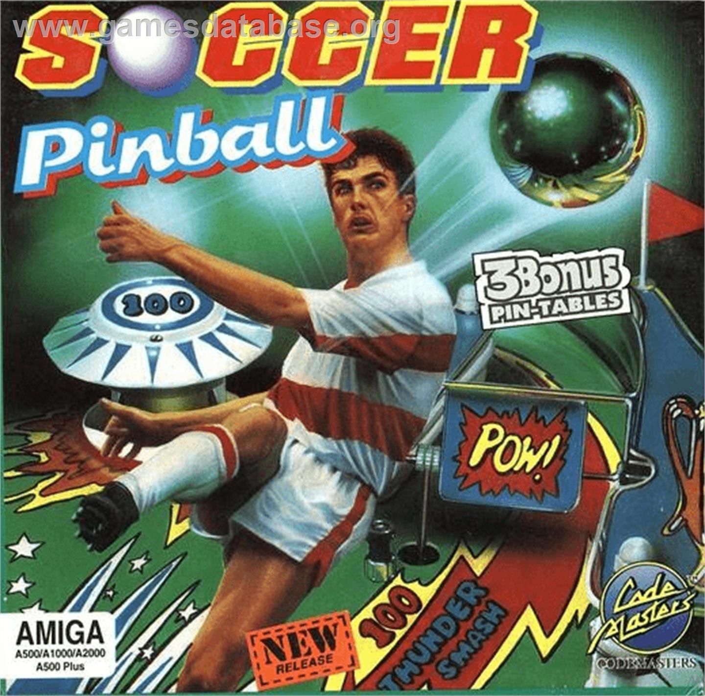 Soccer Pinball - Commodore Amiga - Artwork - Box