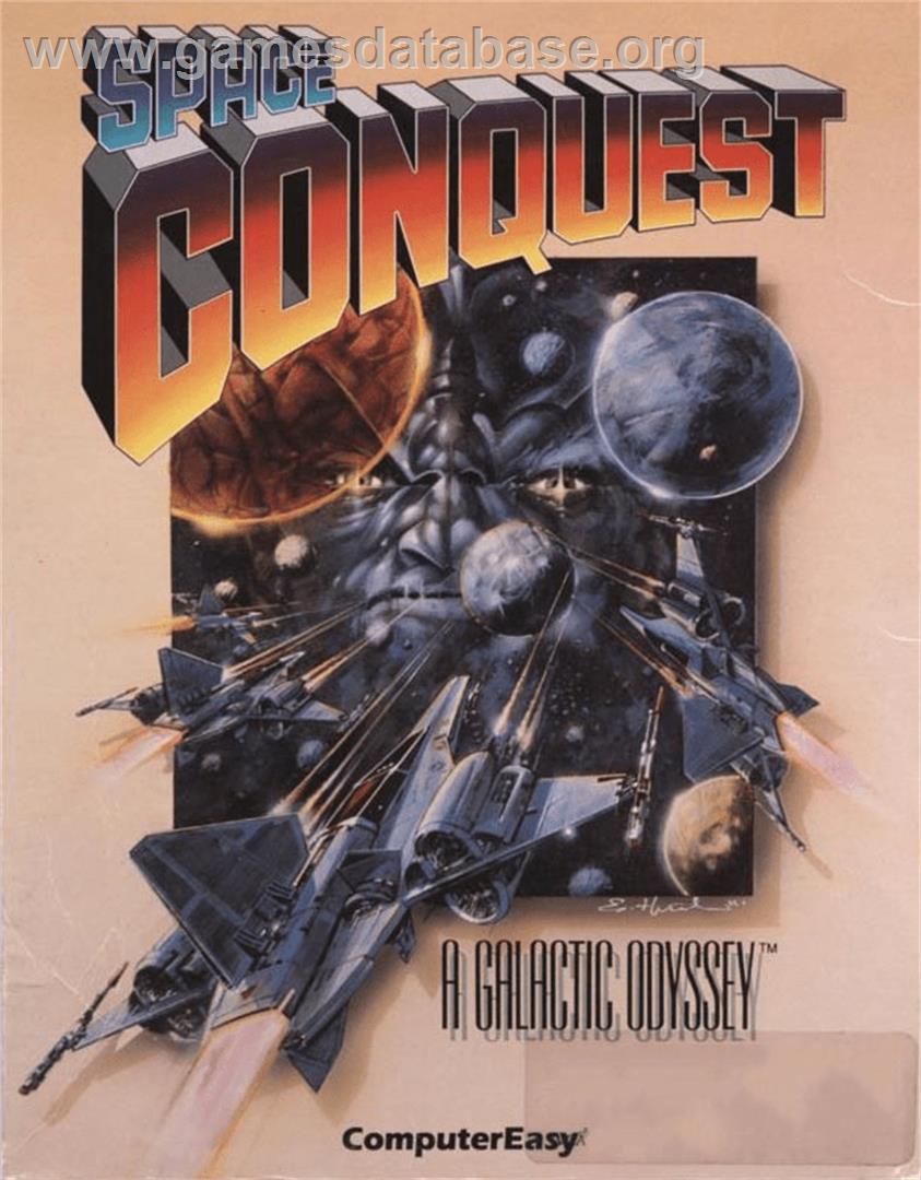 Space Conquest - A Galactic Odyssey - Commodore Amiga - Artwork - Box