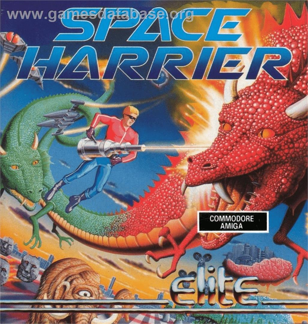 Space Harrier - Commodore Amiga - Artwork - Box