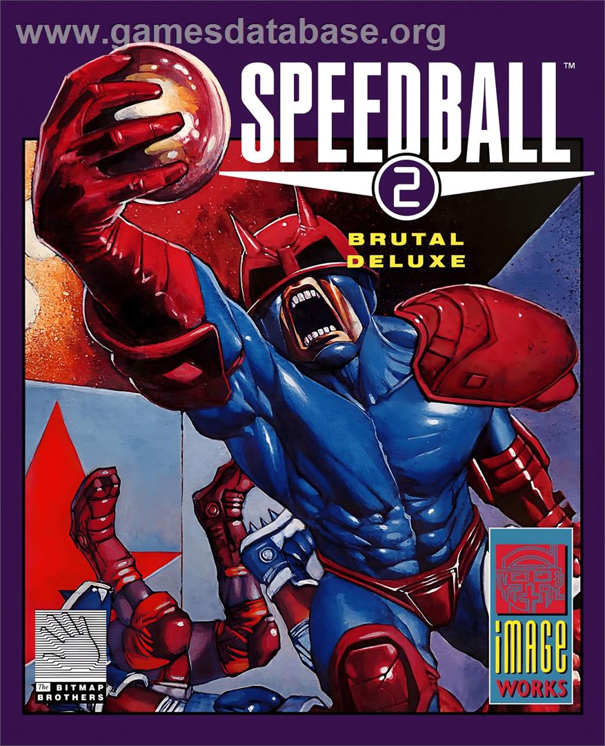 Speedball 2 - Brutal Deluxe - Commodore Amiga - Artwork - Box