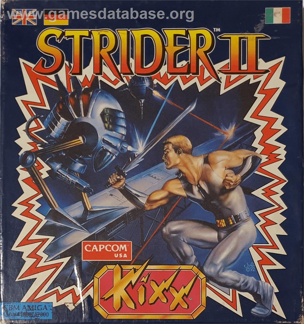 Strider 2 - Commodore Amiga - Artwork - Box