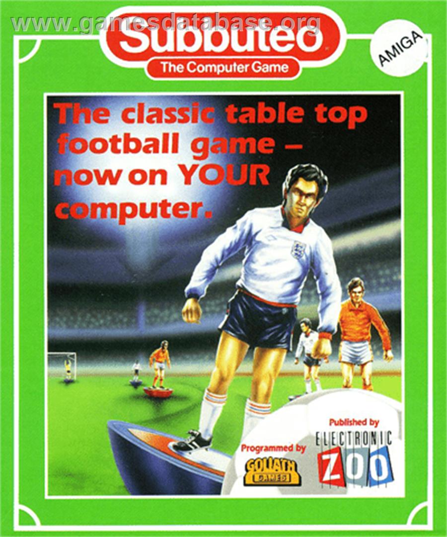 Subbuteo - Commodore Amiga - Artwork - Box