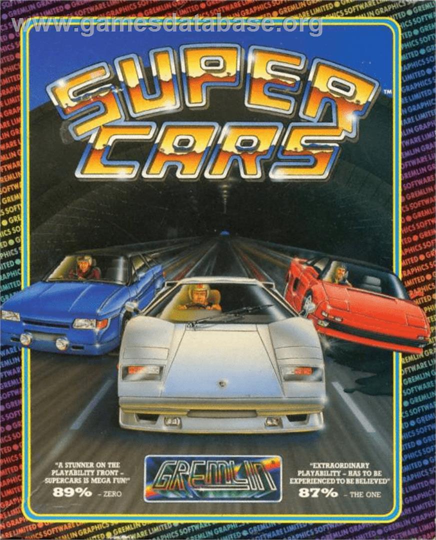 Super Cars - Commodore Amiga - Artwork - Box
