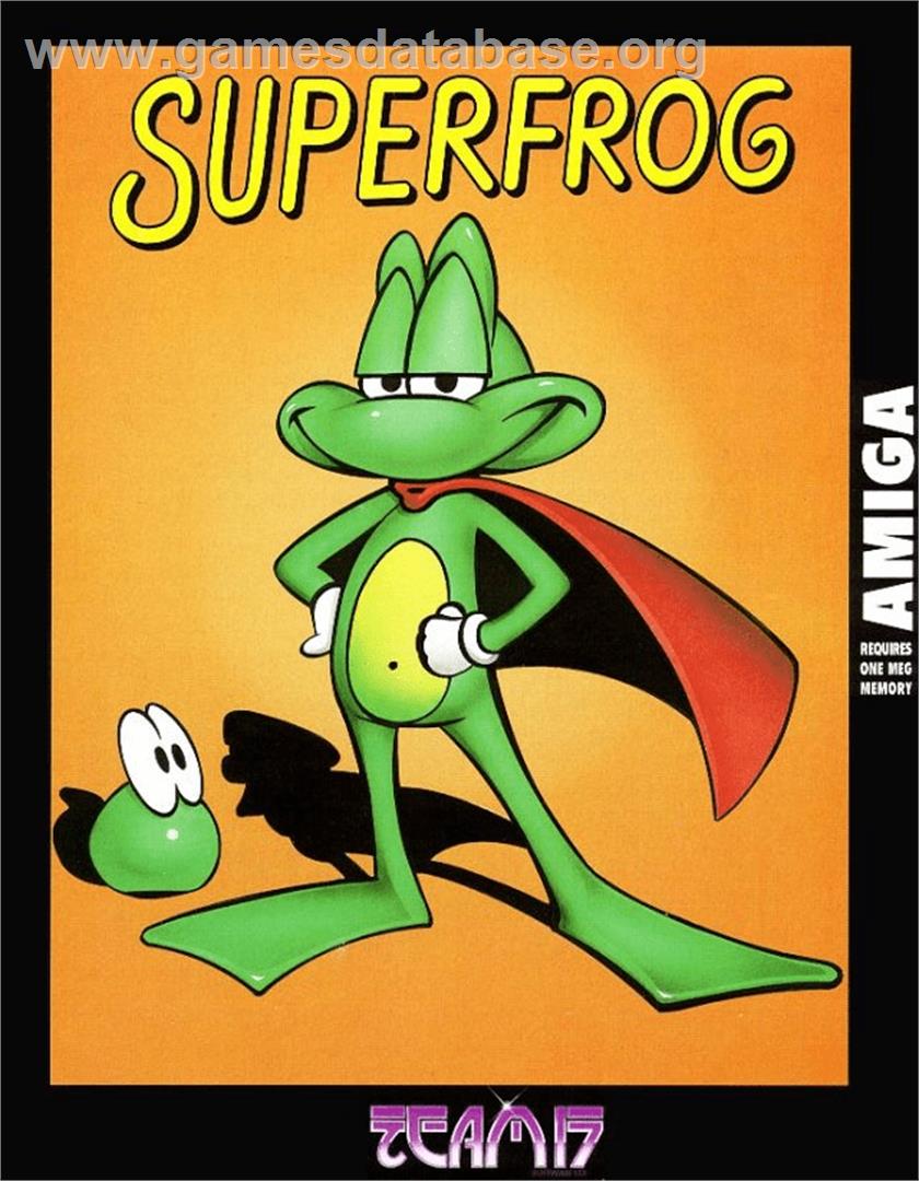 Super Frog - Commodore Amiga - Artwork - Box