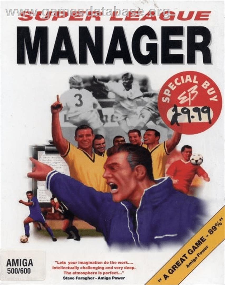 Super League Manager - Commodore Amiga - Artwork - Box