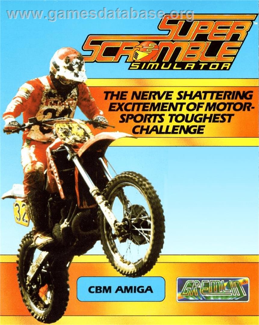 Super Scramble Simulator - Commodore Amiga - Artwork - Box