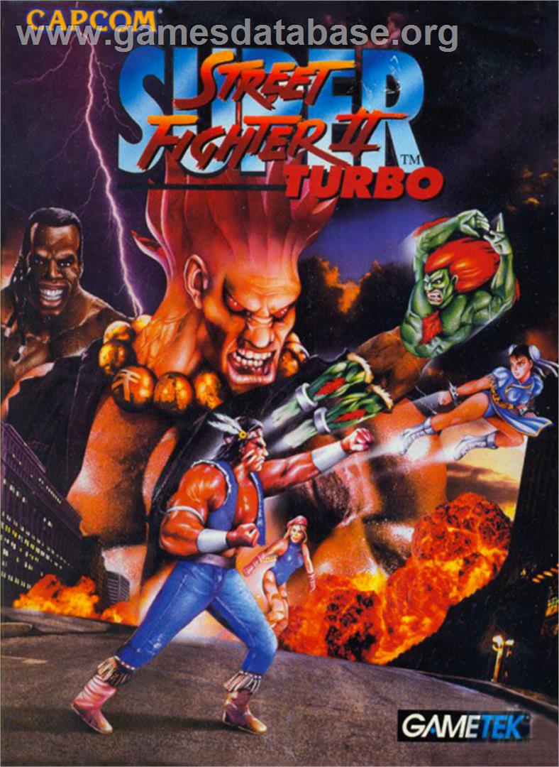 Super Street Fighter II Turbo - Commodore Amiga - Artwork - Box
