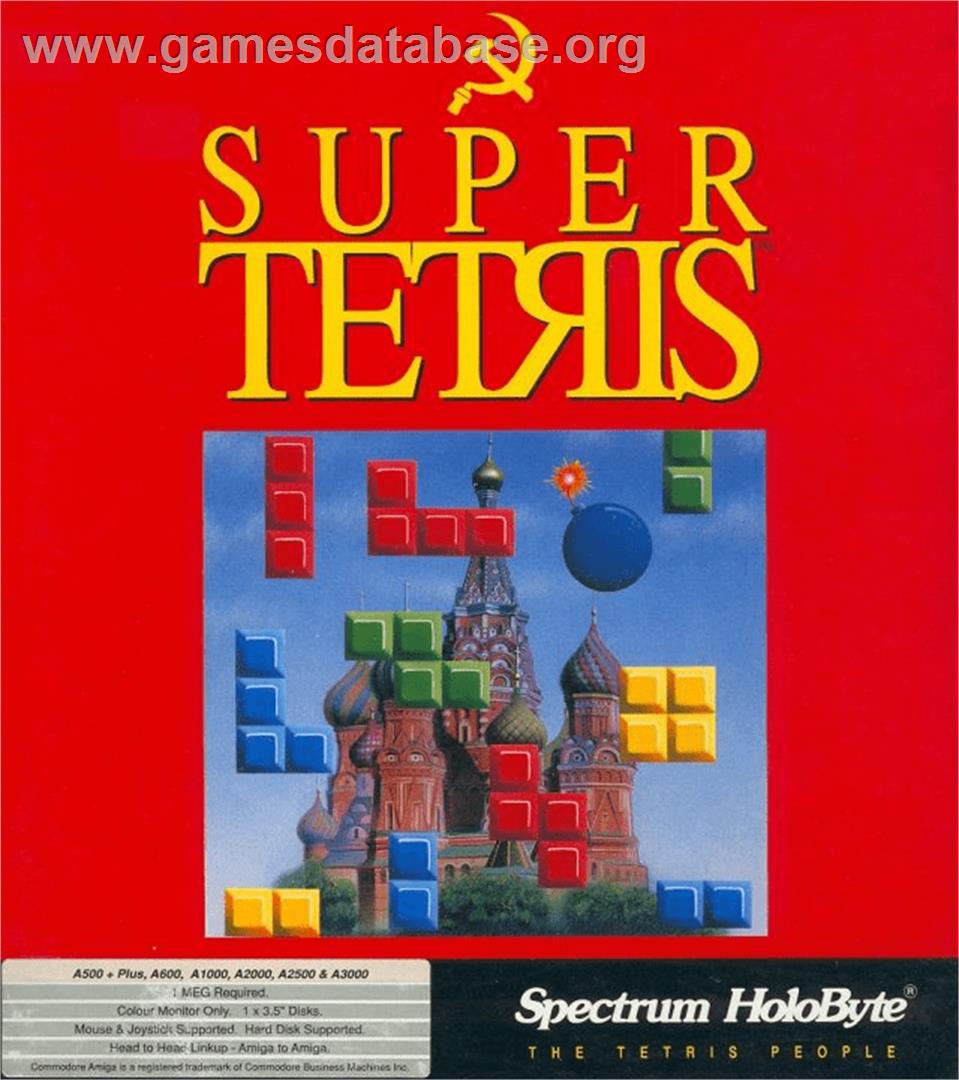 Super Tetris - Commodore Amiga - Artwork - Box