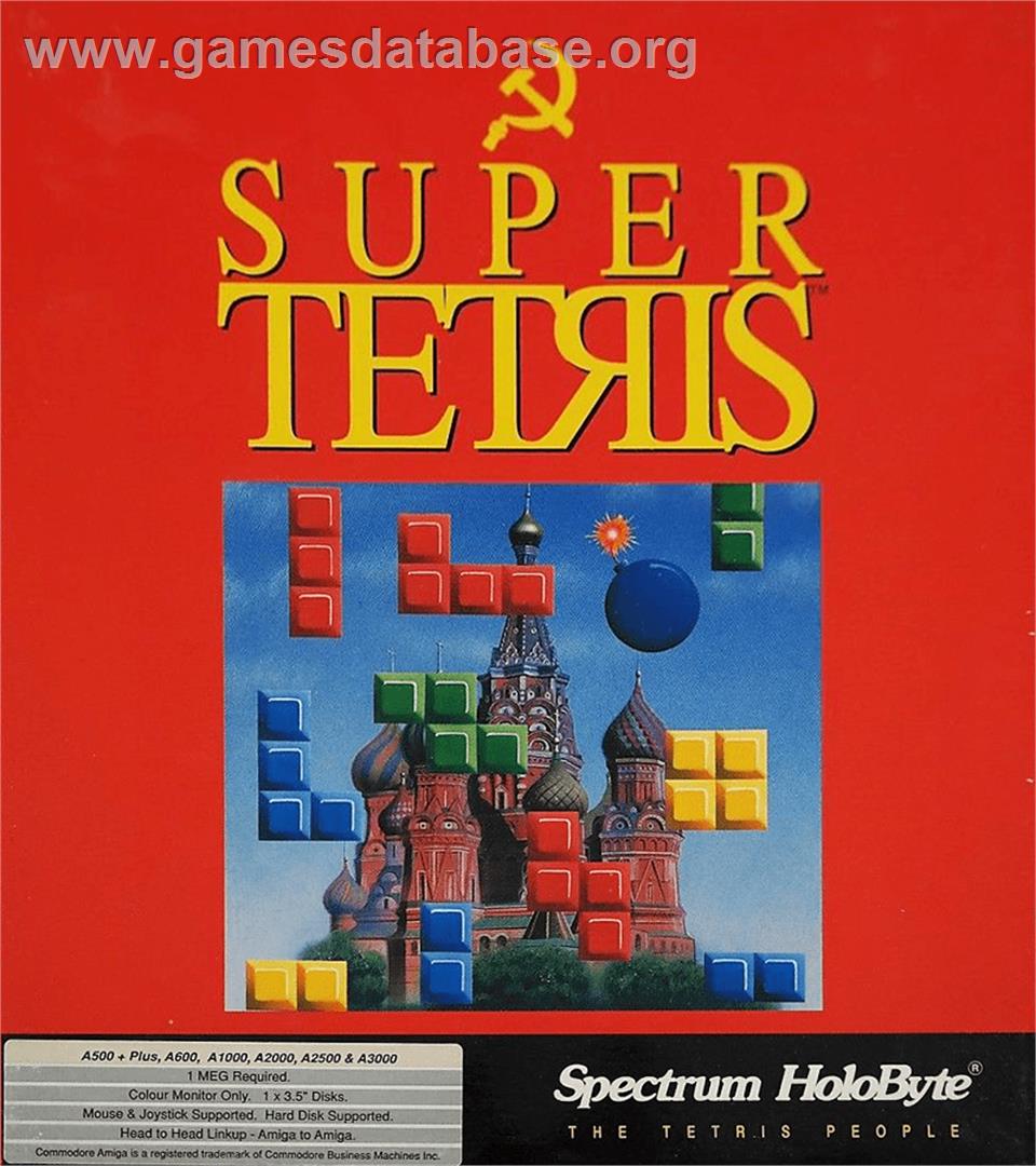 Super Tetris - Commodore Amiga - Artwork - Box