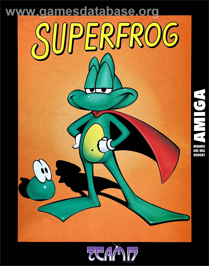 Superfrog - Commodore Amiga - Artwork - Box
