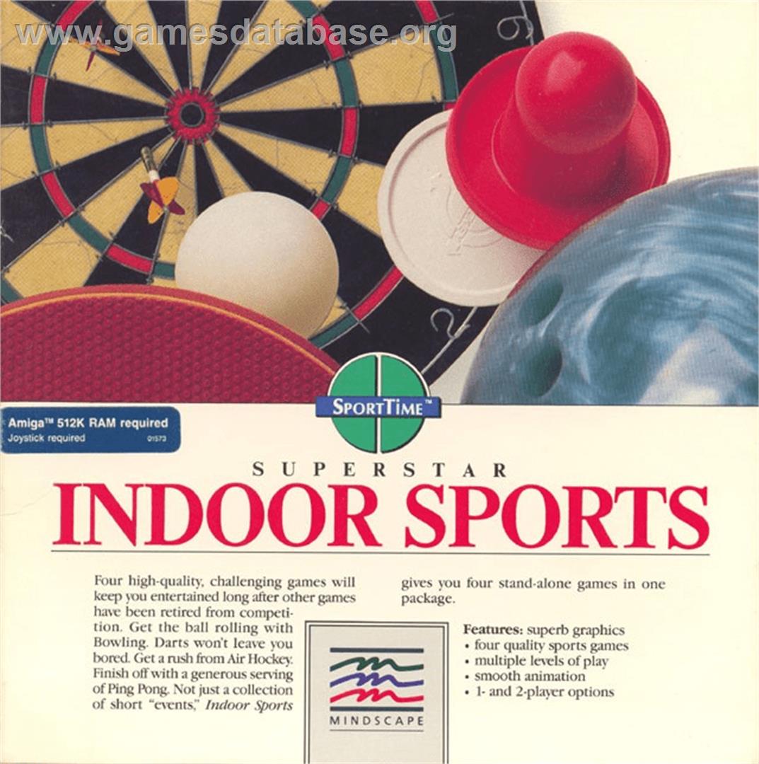 Superstar Indoor Sports - Commodore Amiga - Artwork - Box