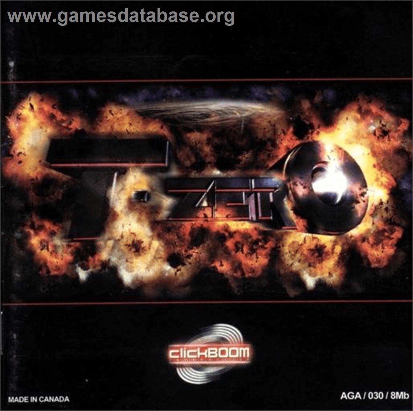 T-Zero - Commodore Amiga - Artwork - Box