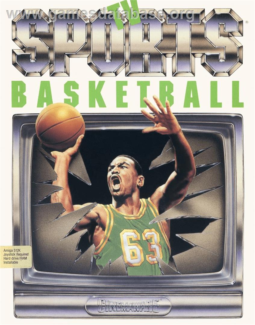 TV Sports: Basketball - Commodore Amiga - Artwork - Box