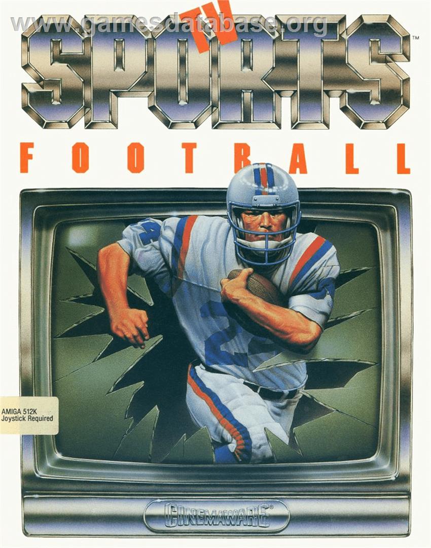 TV Sports Football - Commodore Amiga - Artwork - Box