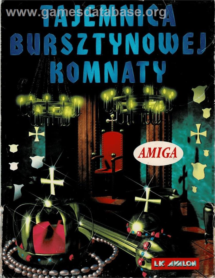 Tajemnica Bursztynowej Komnaty - Commodore Amiga - Artwork - Box