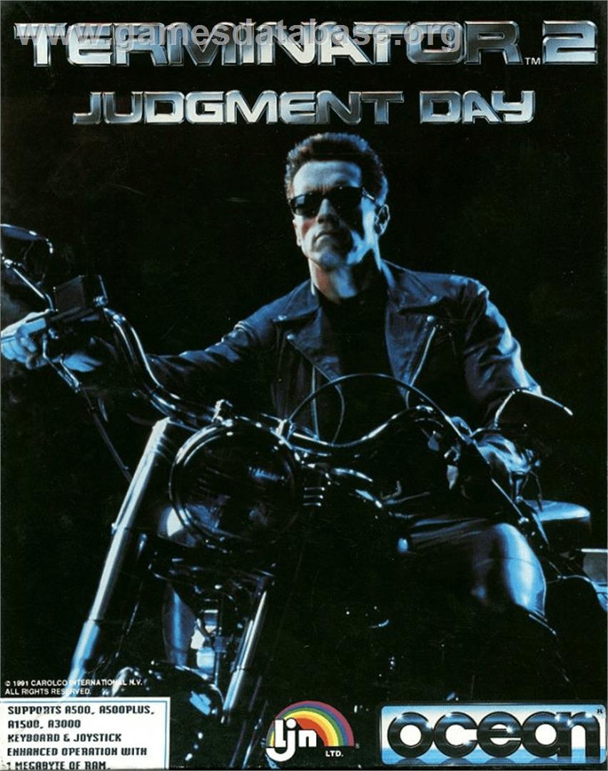 Terminator 2 - Judgment Day - Commodore Amiga - Artwork - Box