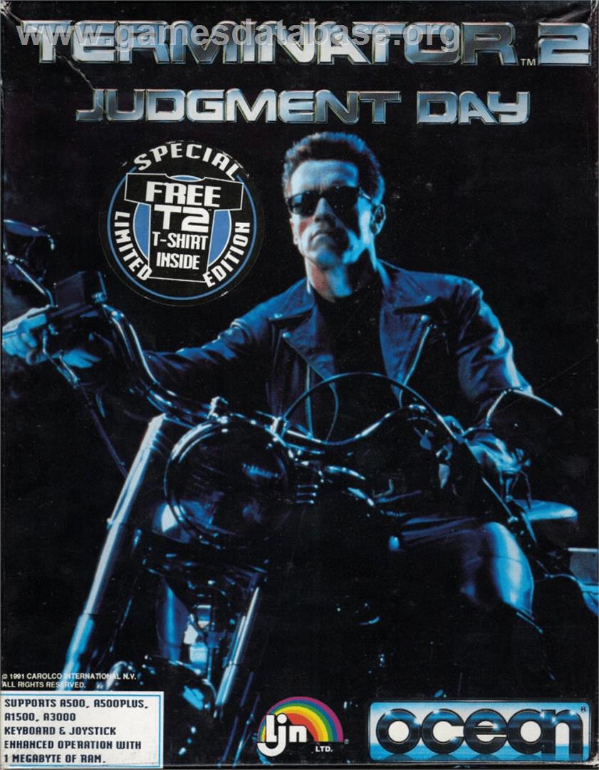 Terminator 2 - Judgment Day - Commodore Amiga - Artwork - Box