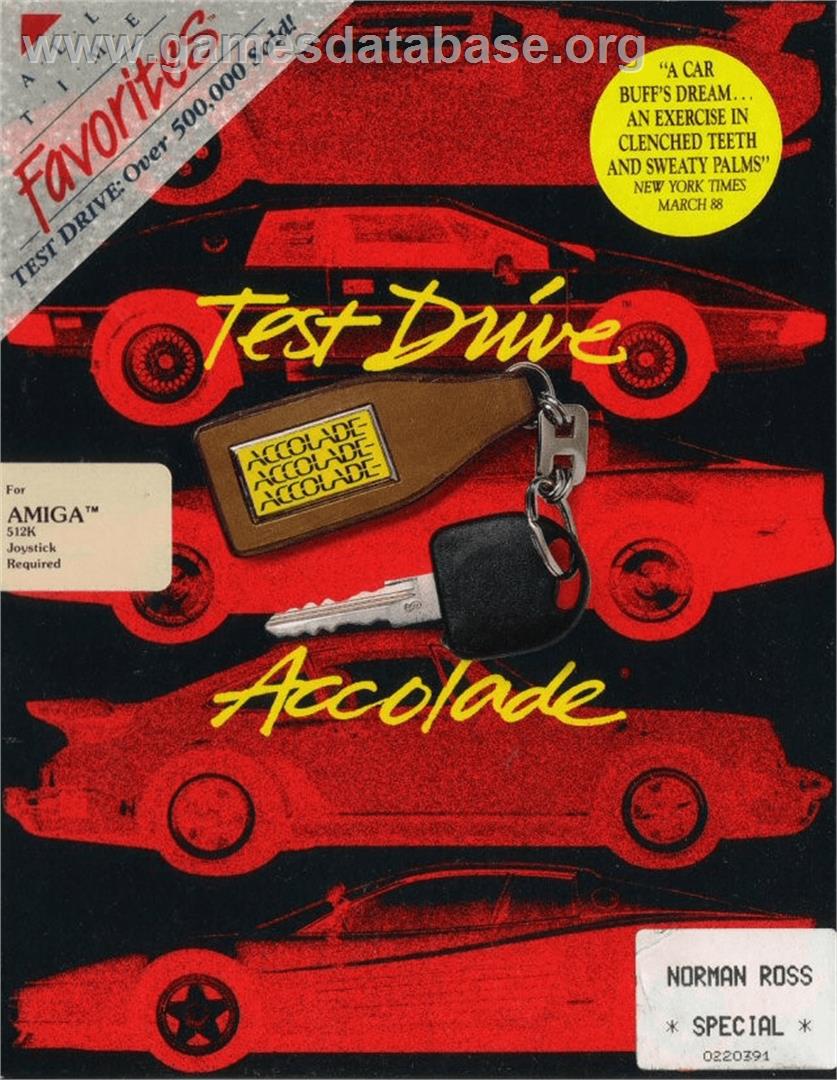 Test Drive - Commodore Amiga - Artwork - Box