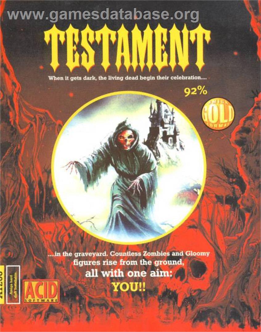 Testament - Commodore Amiga - Artwork - Box