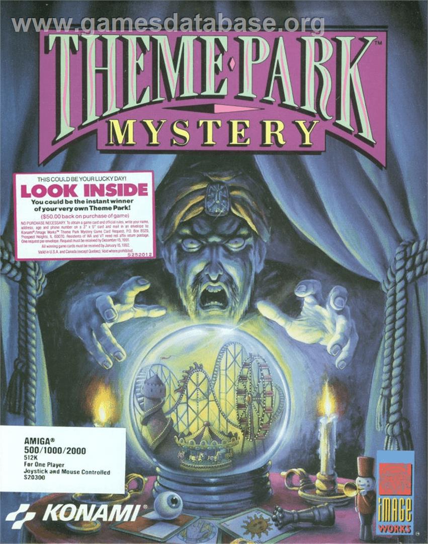 Theme Park Mystery - Commodore Amiga - Artwork - Box