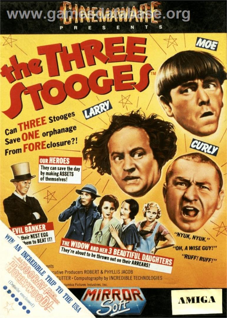 Three Stooges - Commodore Amiga - Artwork - Box