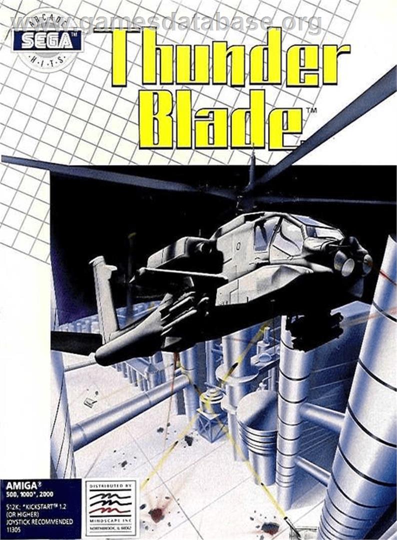 Thunder Blade - Commodore Amiga - Artwork - Box