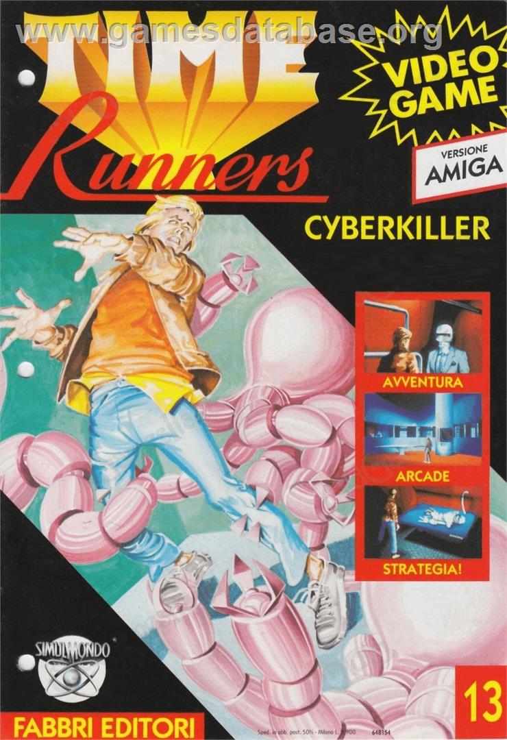 Time Runners 13 - Cyberkiller - Commodore Amiga - Artwork - Box