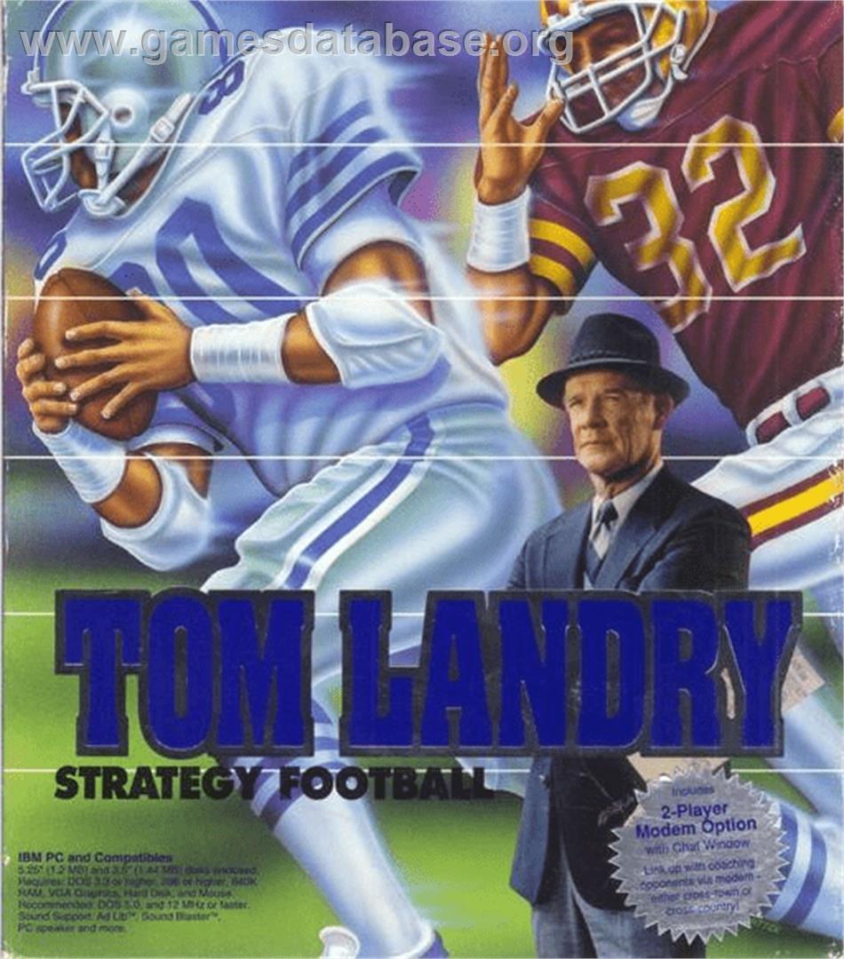 Tom Landry Strategy Football - Commodore Amiga - Artwork - Box