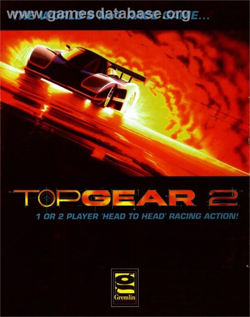 Top Gear 2 - Commodore Amiga - Artwork - Box