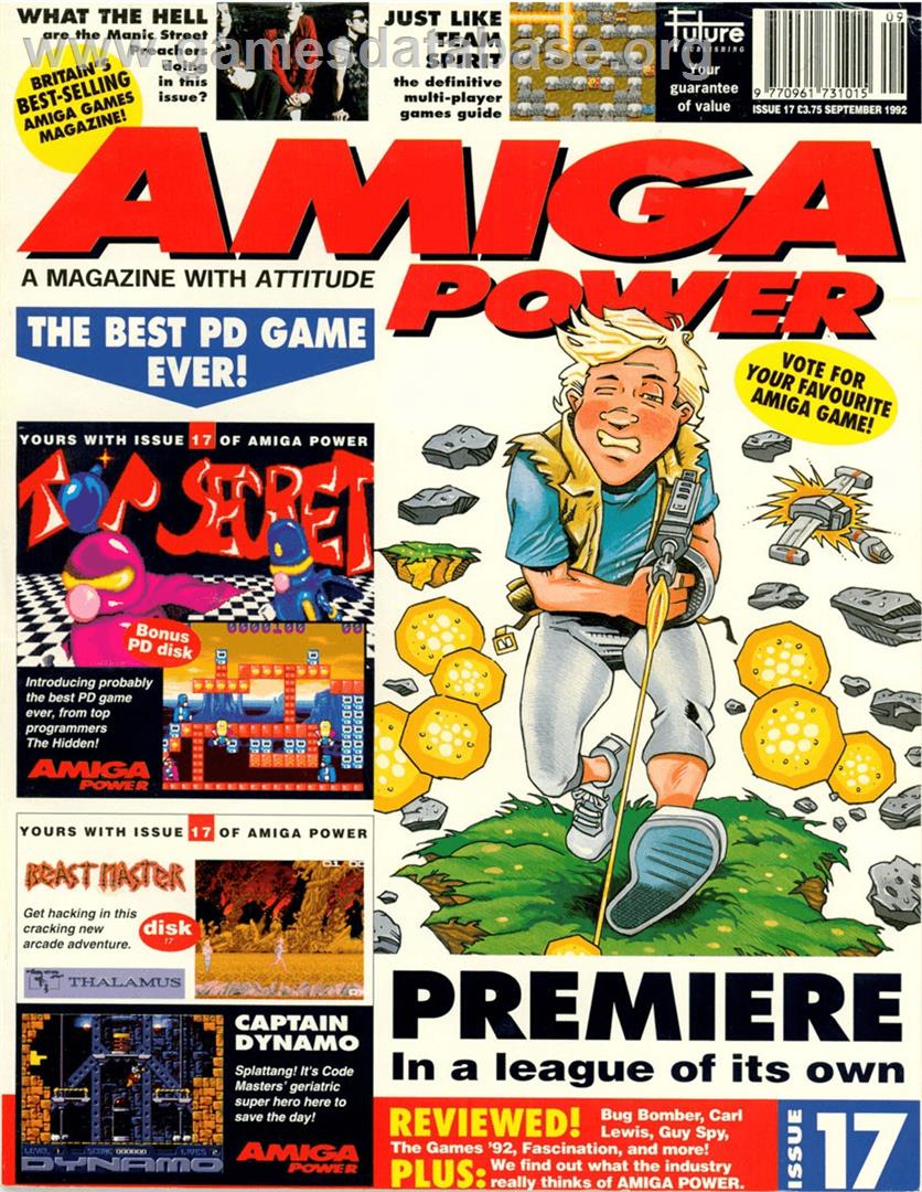 Top Secret - Commodore Amiga - Artwork - Box