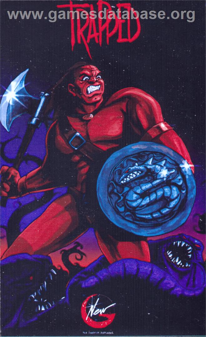 Trapped - Commodore Amiga - Artwork - Box