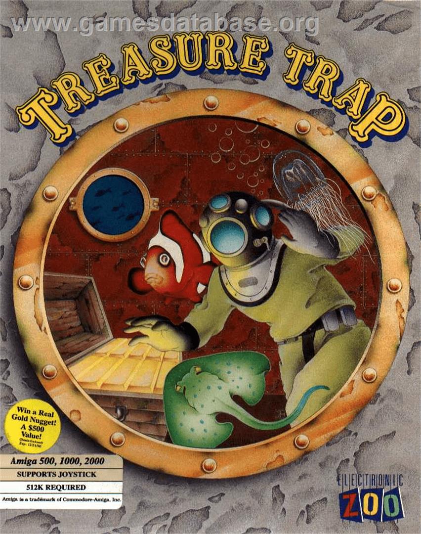 Treasure Trap - Commodore Amiga - Artwork - Box