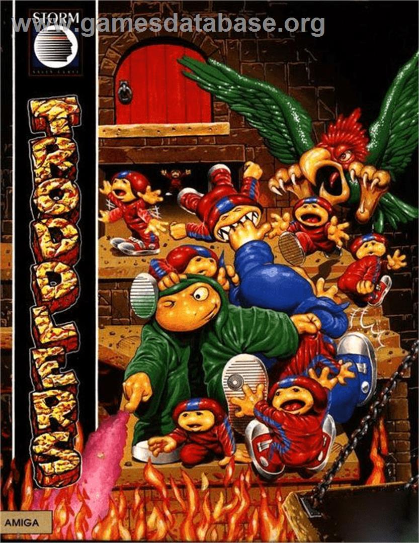 Troddlers - Commodore Amiga - Artwork - Box