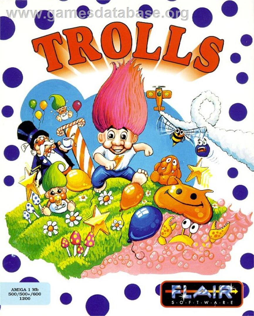 Trolls - Commodore Amiga - Artwork - Box