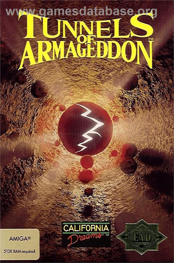 Tunnels of Armageddon - Commodore Amiga - Artwork - Box