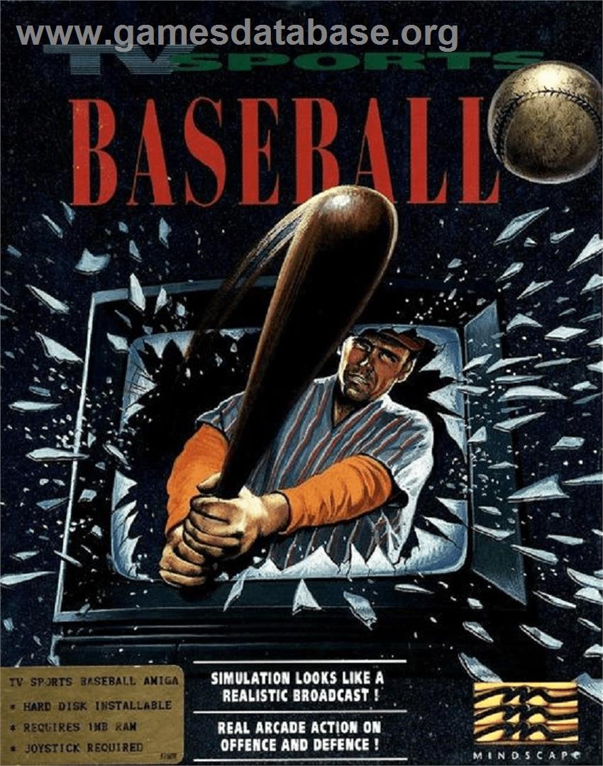 Tv Sports Baseball - Commodore Amiga - Artwork - Box
