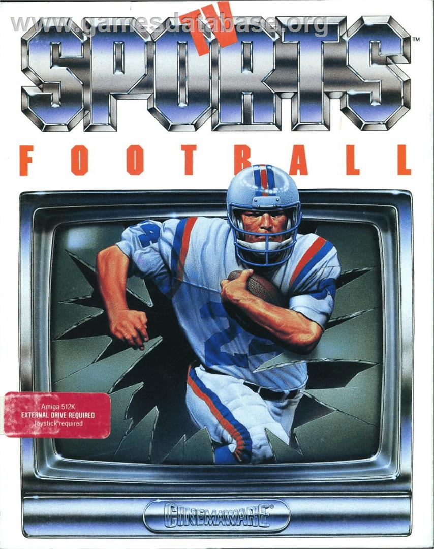 Tv Sports Football - Commodore Amiga - Artwork - Box