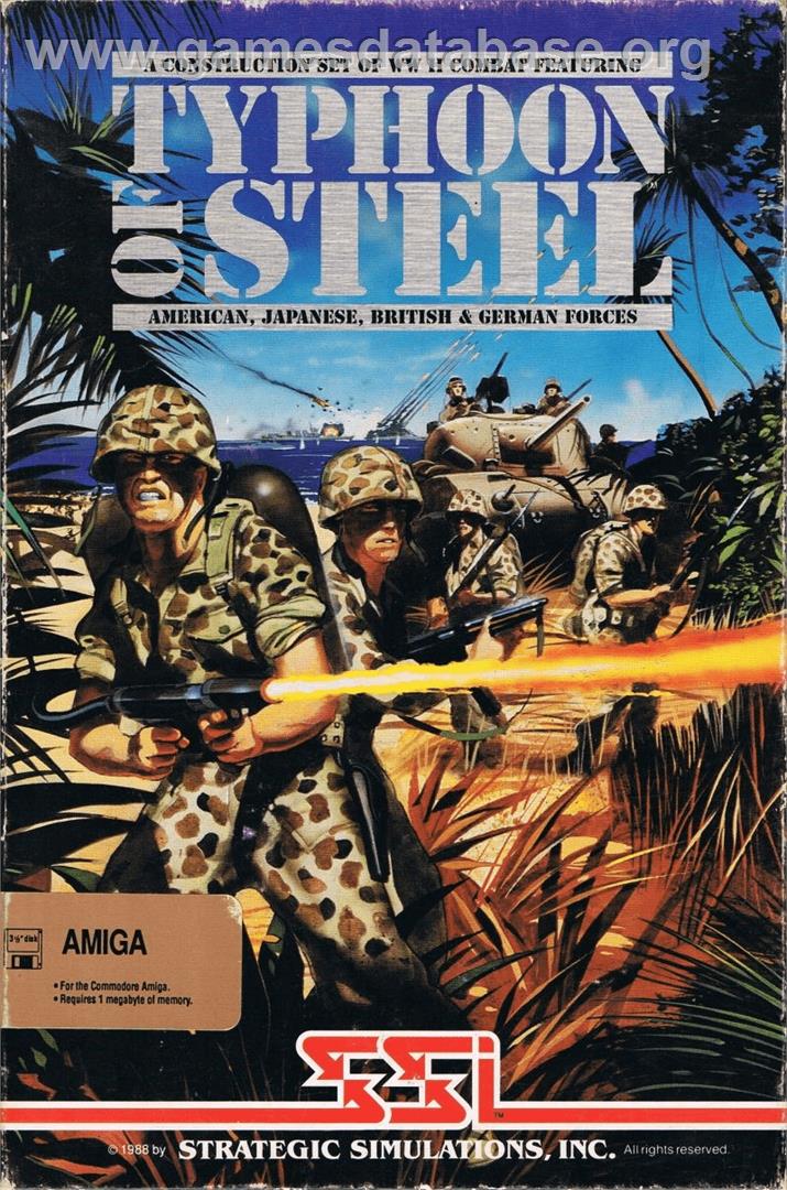 Typhoon of Steel - Commodore Amiga - Artwork - Box