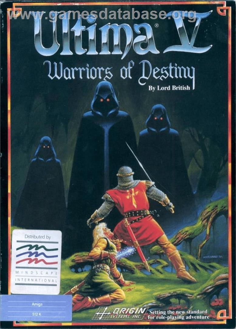 Ultima V: Warriors of Destiny - Commodore Amiga - Artwork - Box