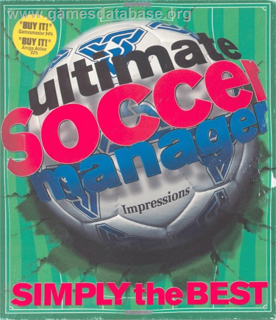 Ultimate Soccer Manager - Commodore Amiga - Artwork - Box