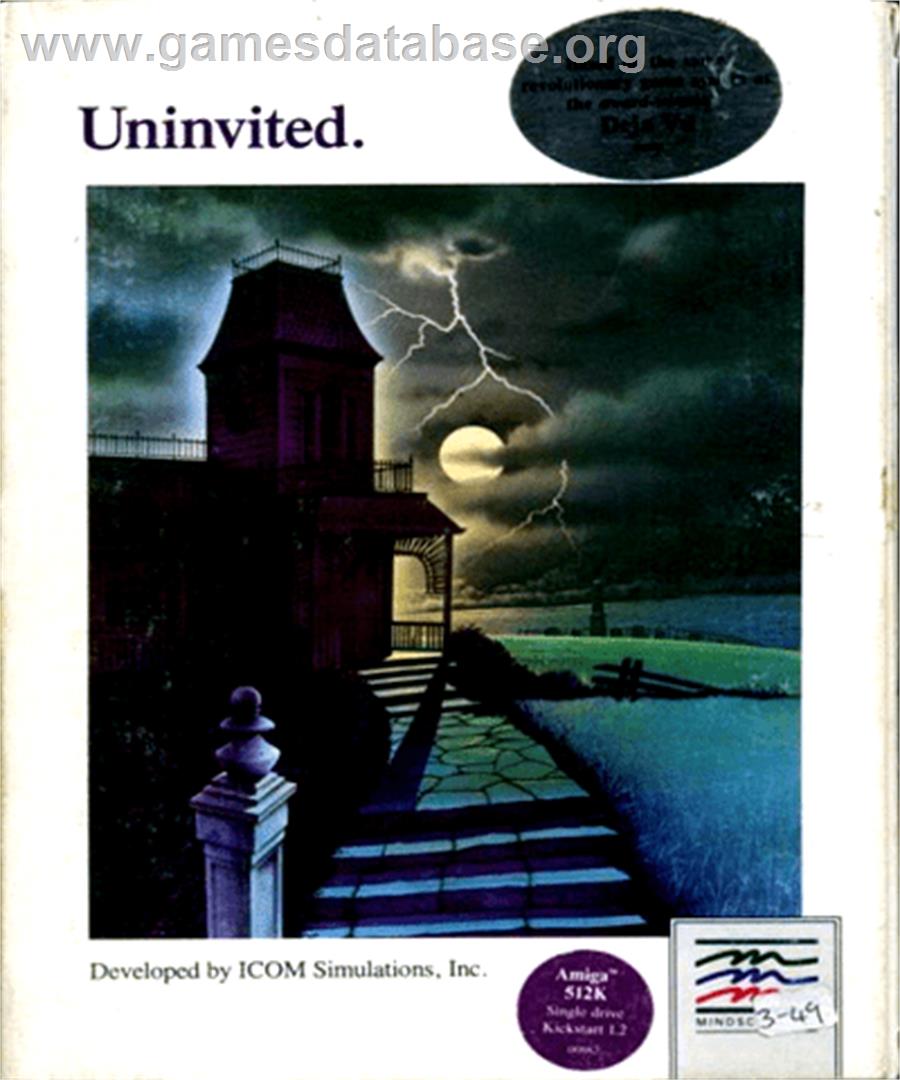 Uninvited - Commodore Amiga - Artwork - Box