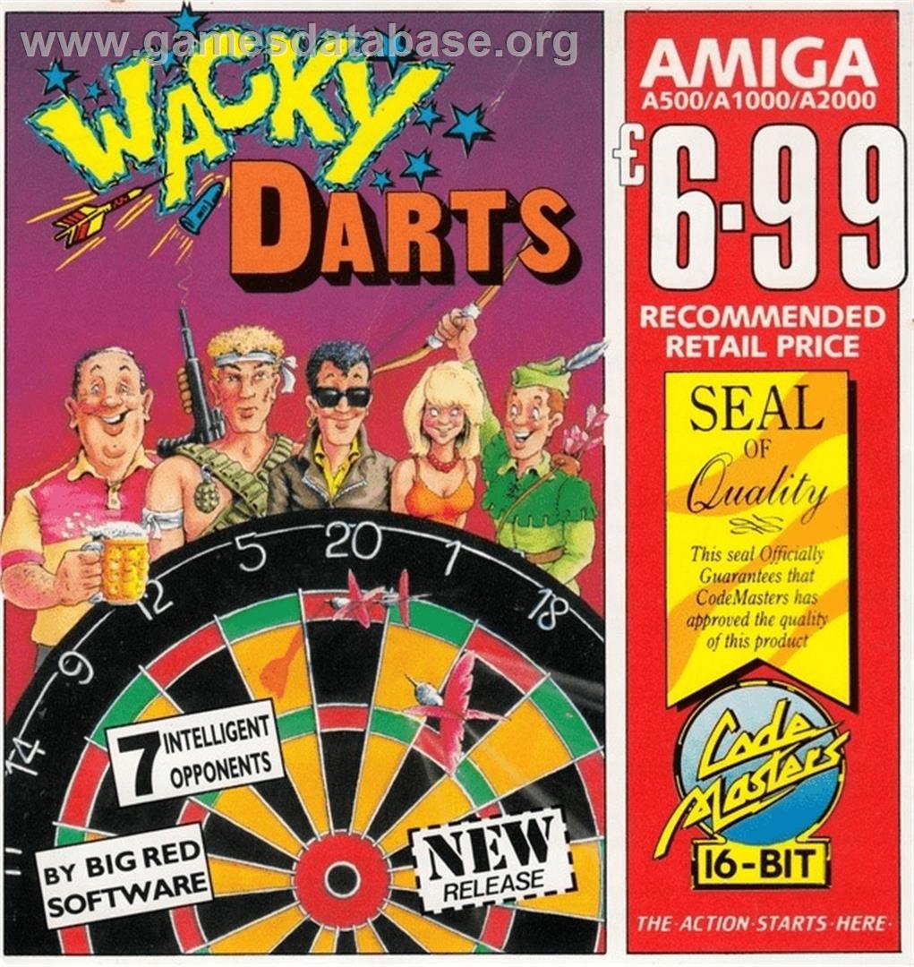 Wacky Darts - Commodore Amiga - Artwork - Box